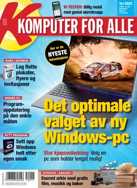 Komputer for Alle – August 2025 Cover
