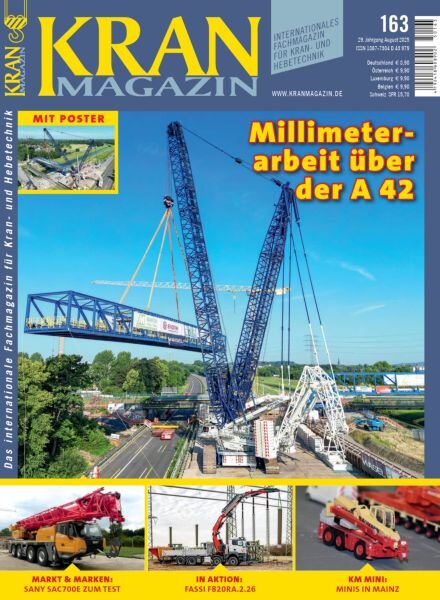 Kran Magazin – Nr 163 August 2025 Cover