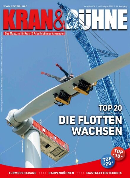 Kran&Buhne – Juli-August 2025 Cover
