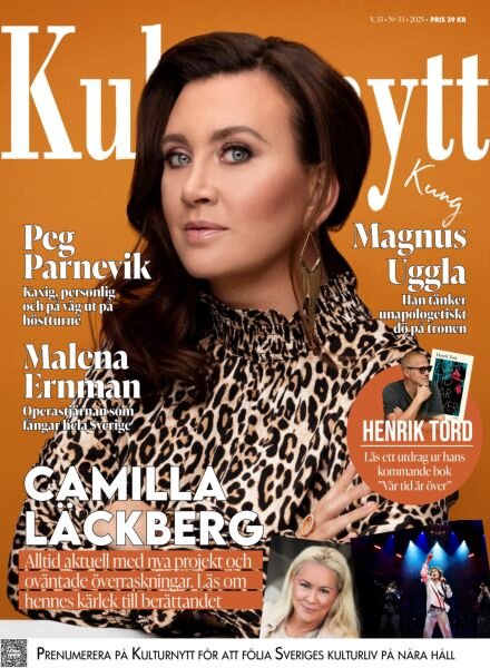 Kulturnytt – 15 Augusti 2025 Cover