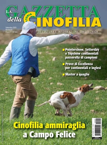 La Gazzetta Della Cinofilia Venatoria – Settembre 2025 Cover