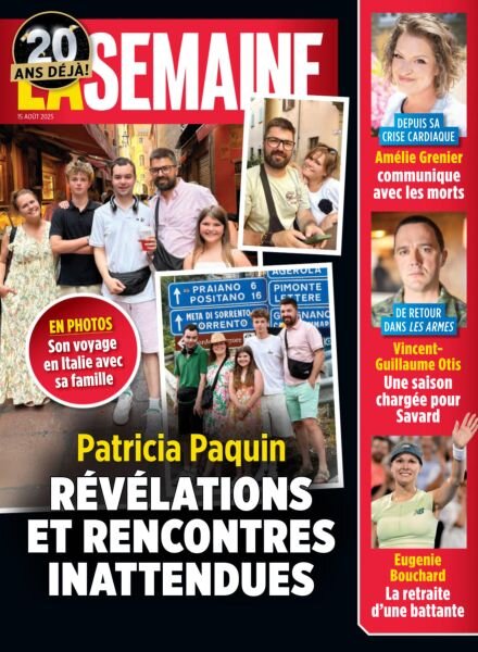 La Semaine – 15 Aout 2025 Cover