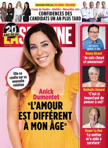 La Semaine – 8 Aout 2025 Cover