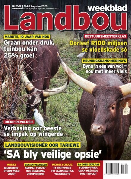 Landbouweekblad – 21 August 2025 Cover