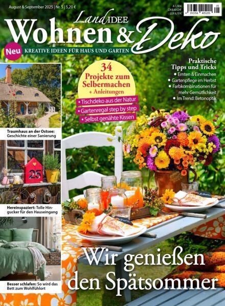LandIDEE Wohnen & Deko – September-Oktober 2025 Cover