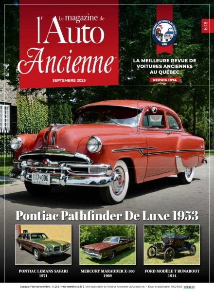 L’Auto Ancienne – Septembre 2025 Cover