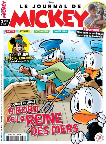 Le Journal de Mickey – 23 Aout 2025 Cover