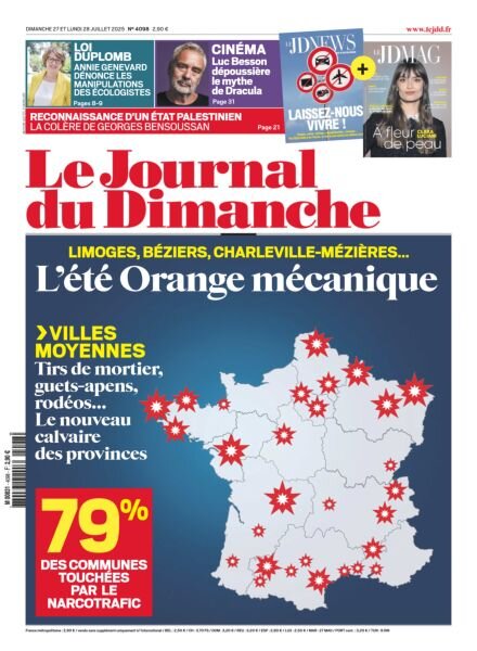 Le Journal du dimanche – 27 Juillet 2025 Cover