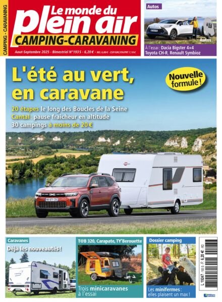 Le Monde du Plein-Air – Aout-Septembre 2025 Cover