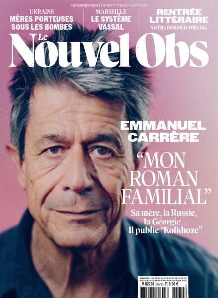 Le Nouvel Obs – 21 Aout 2025 Cover
