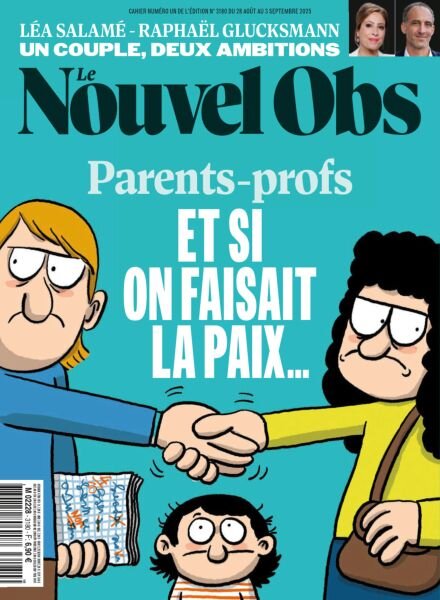Le Nouvel Obs – 28 Aout 2025 Cover