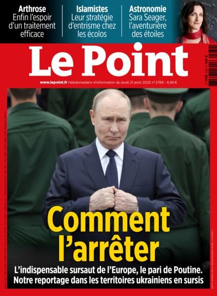 Le Point – 21 Aout 2025 Cover