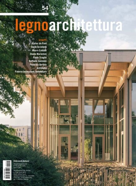 legnoarchitettura – Agosto 2025 Cover