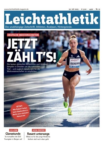 Leichtathletik – 30 Juli 2025 Cover