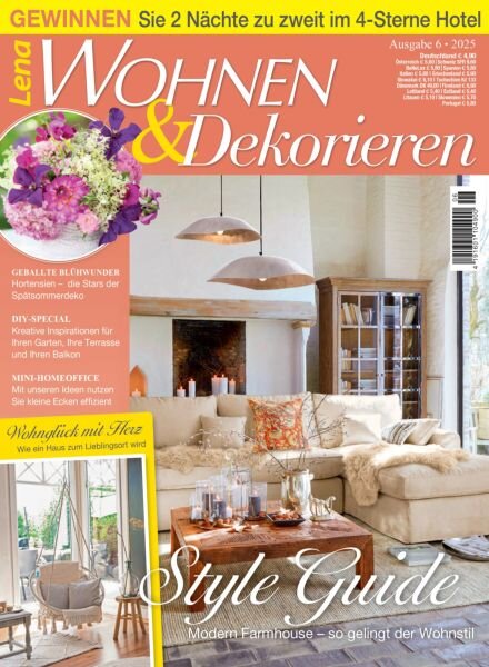 Lena Wohnen & Dekorieren – August 2025 Cover