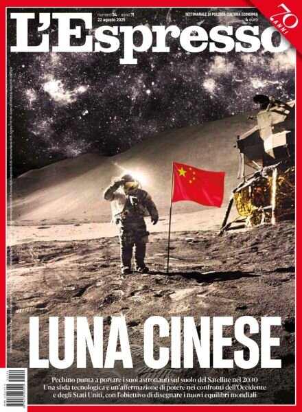 L’Espresso – 22 Agosto 2025 Cover