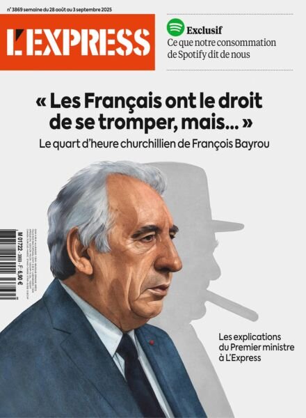 L’Express – 28 Aout 2025 Cover