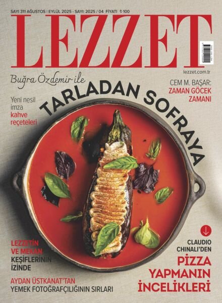 Lezzet – Agustos 2025 Cover