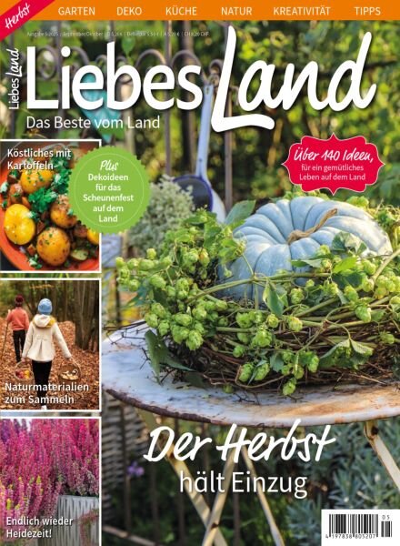 Liebes Land – September-Oktober 2025 Cover