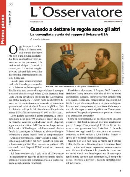 L’Osservatore – 16 Agosto 2025 Cover