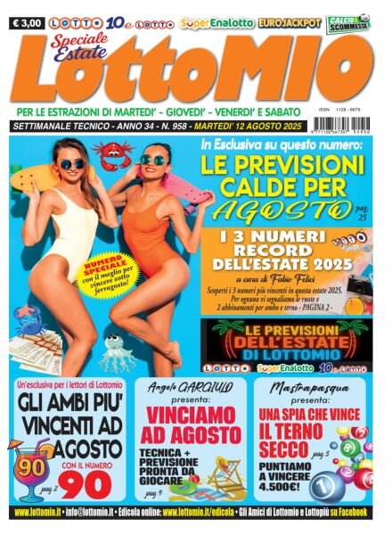 Lottomio del Giovedi – 12 Agosto 2025 Cover