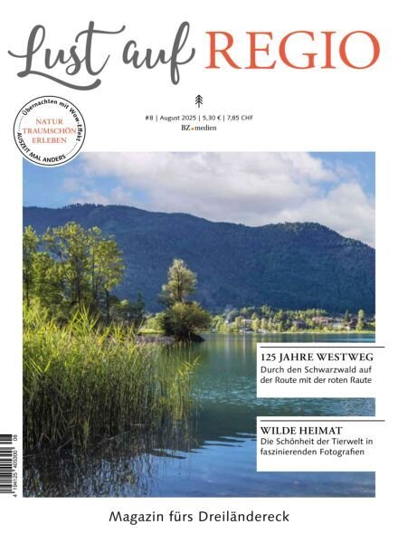 Lust auf Regio – August 2025 Cover