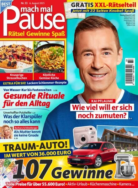Mach mal Pause – 5 August 2025 Cover
