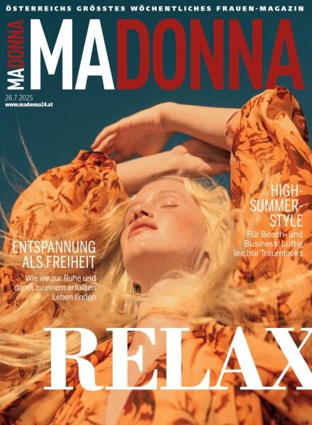 Madonna – 26 Juli 2025 Cover