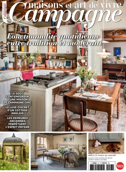 Maisons et Art de Vivre Campagne – Aout-Septembre-Octobre 2025 Cover