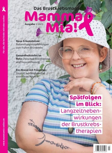 Mamma Mia! Brustkrebsmagazin – Nr 3 2025 Cover