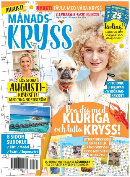 Manads-Kryss – Augusti 2025 Cover