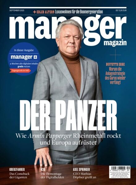Manager Magazin – September 2025 Cover