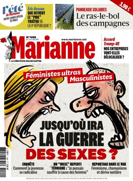 Marianne – 7 Aout 2025 Cover