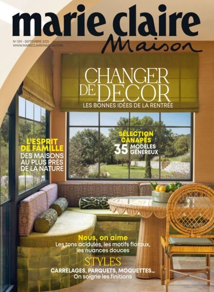Marie Claire Maison France – Septiembre 2025 Cover