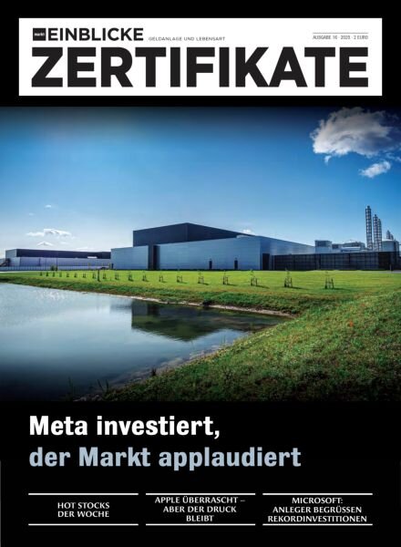 marktEINBLICKE Zertifikate – 6 August 2025 Cover