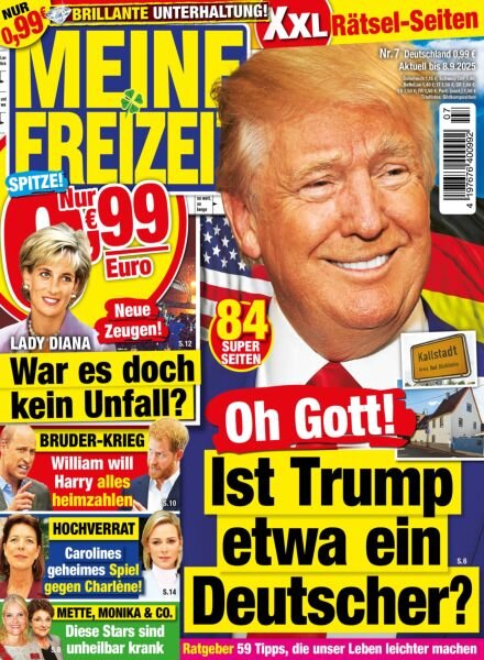 Meine Freizeit – 5 August 2025 Cover