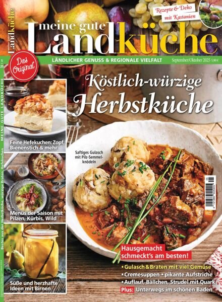 Meine gute Landkuche – September-Oktober 2025 Cover