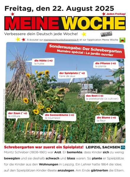 Meine Woche – 21 August 2025 Cover