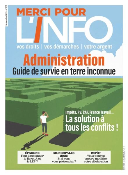 Merci Pour L’info – Septembre 2025 Cover