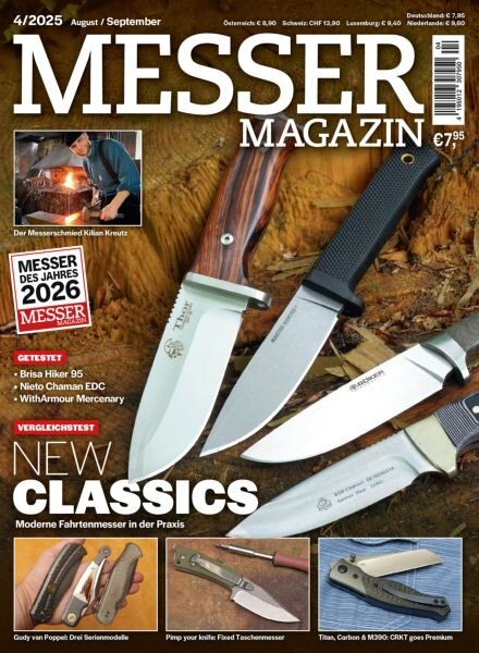 Messer Magazin – August-September 2025 Cover