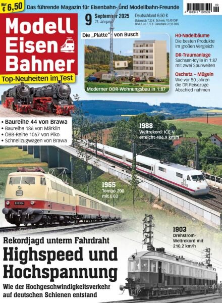 ModellEisenBahner – September 2025 Cover
