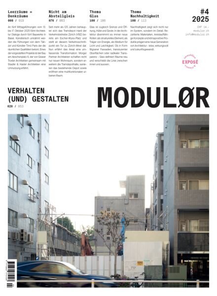 Modulor – August 2025 Cover