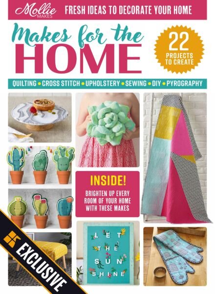 Mollie Makes Presents – Makes for the Home – August 2025 Cover
