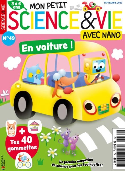 Mon Petit Science & Vie avec Nano – Septembre 2025 Cover
