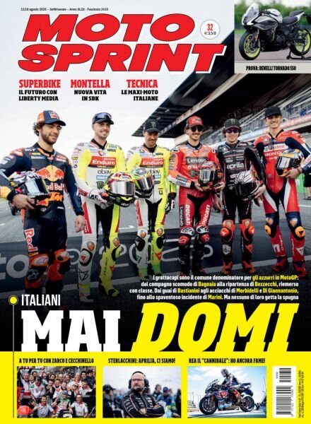 Moto Sprint – 12 Agosto 2025 Cover