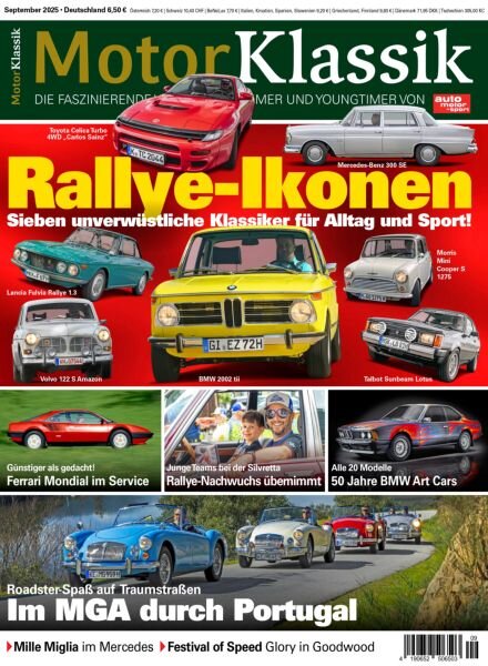 Motor Klassik – September 2025 Cover
