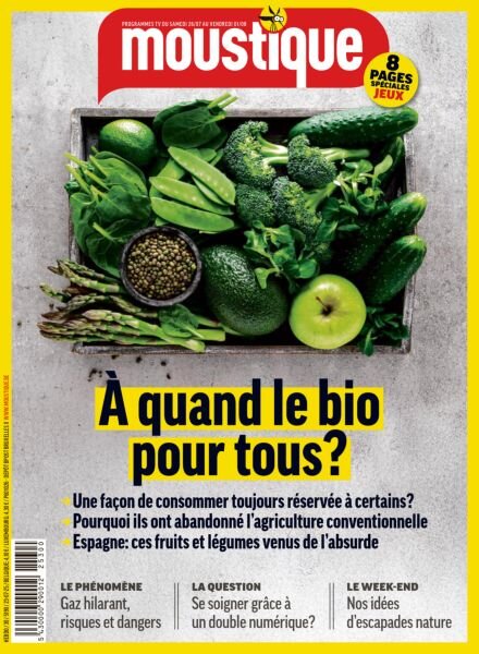Moustique Magazine – 23 Juillet 2025 Cover