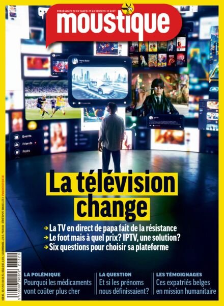 Moustique Magazine – 6 Aout 2025 Cover