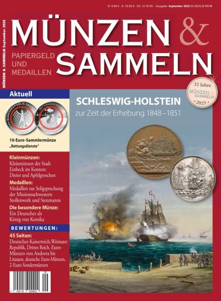 Munzen & Sammeln -September 2025 Cover