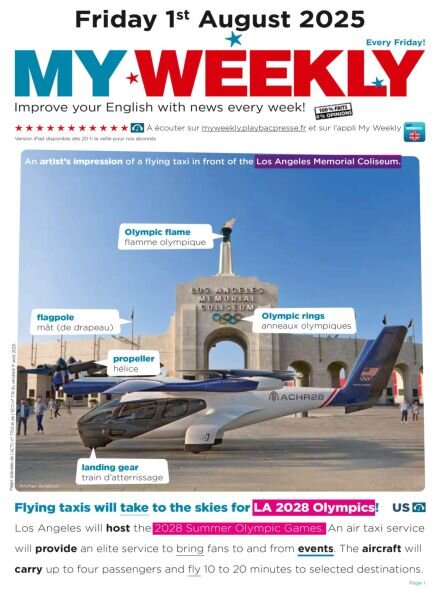 My Weekly fr – 1 Aout 2025 Cover